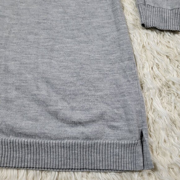 Talbots 100% Soft Merino Wool Tunic Turtleneck Cozy Oversized Gray Sweater 2X - Picture 13 of 13